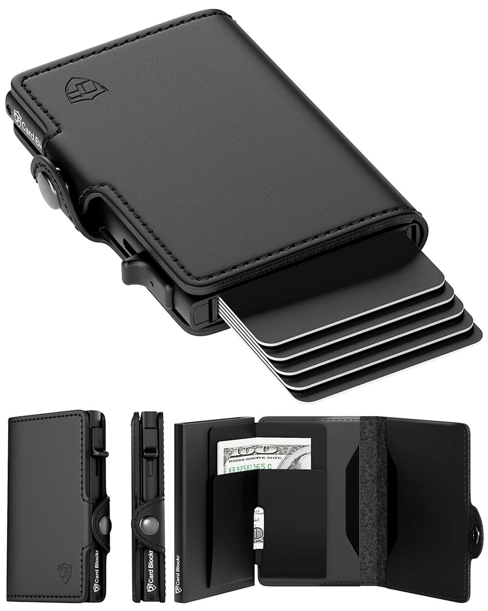 6979 Wallet Card Holder, Smart Pop Up RFID Blocking Wallet, Slim Minimalist